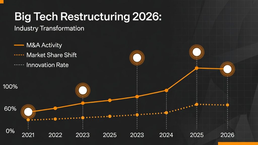 big tech restructuring 2026 industry transformation
