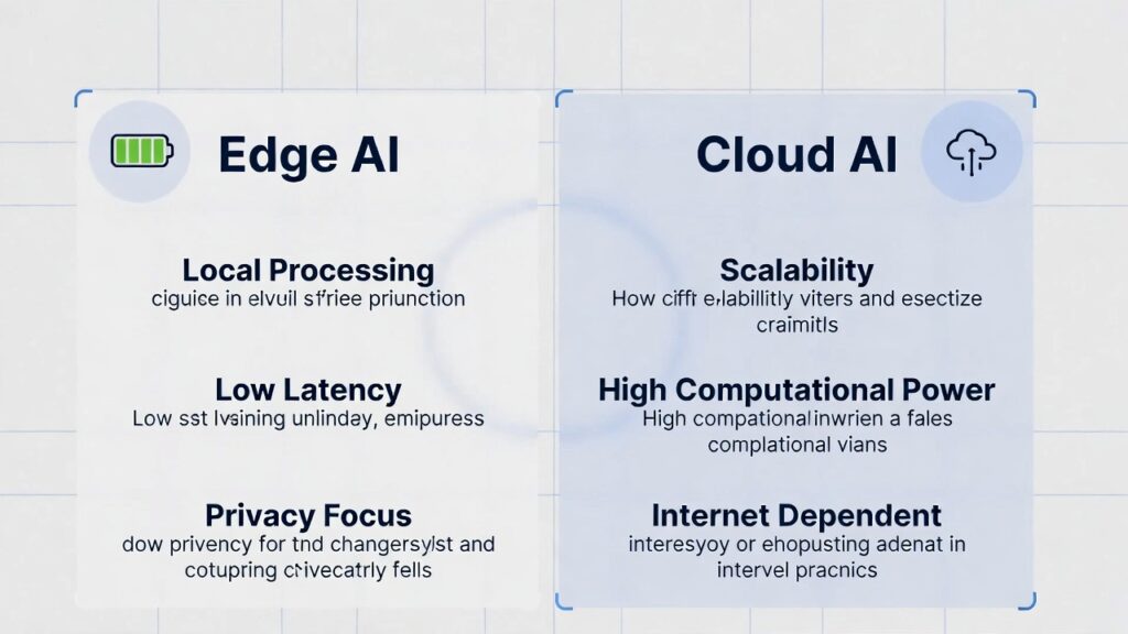 edge AI vs cloud AI
