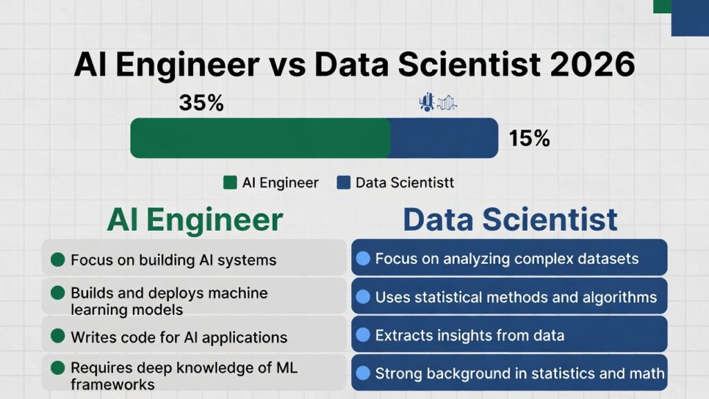 ai engineer vs data scientist comparison