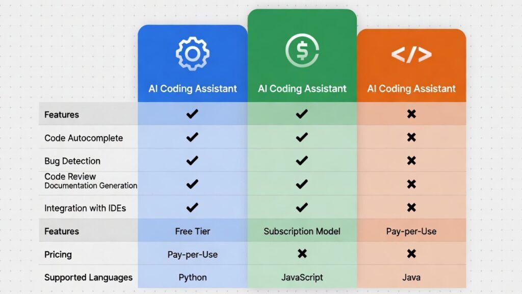 ai coding assistant comparison