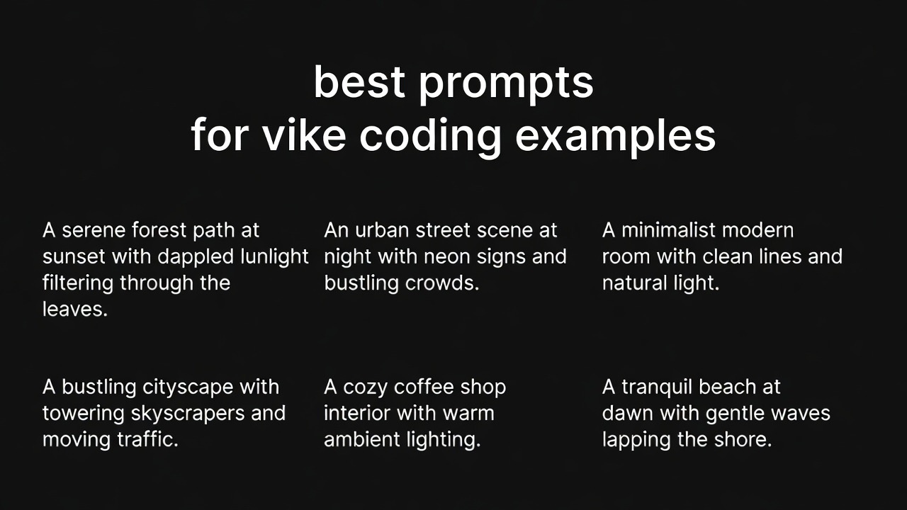 best prompts for vibe coding examples AI development workflow 2026
