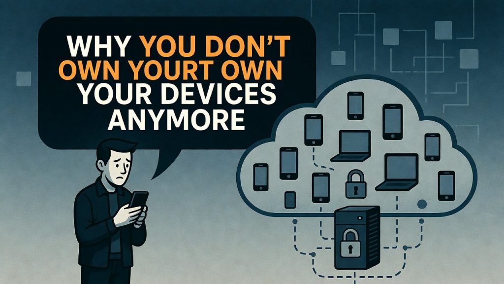 why you don't own your devices anymore