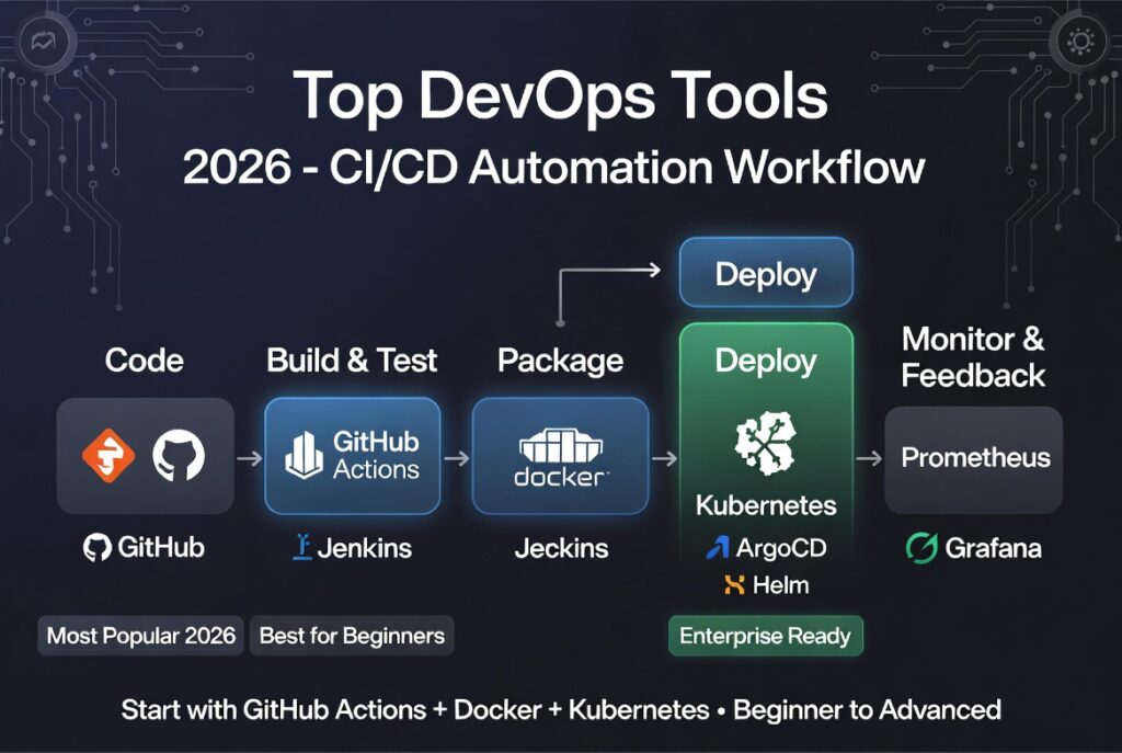 Top 10 devops tools 2026