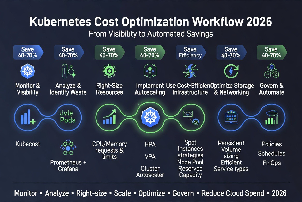 Kubernetes cost optimization workflow