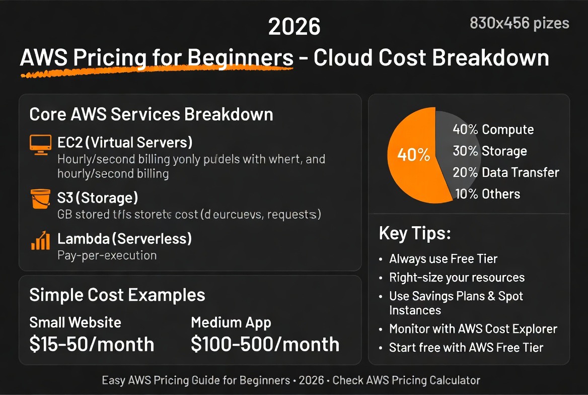 aws pricing for beginners cloud cost breakdown