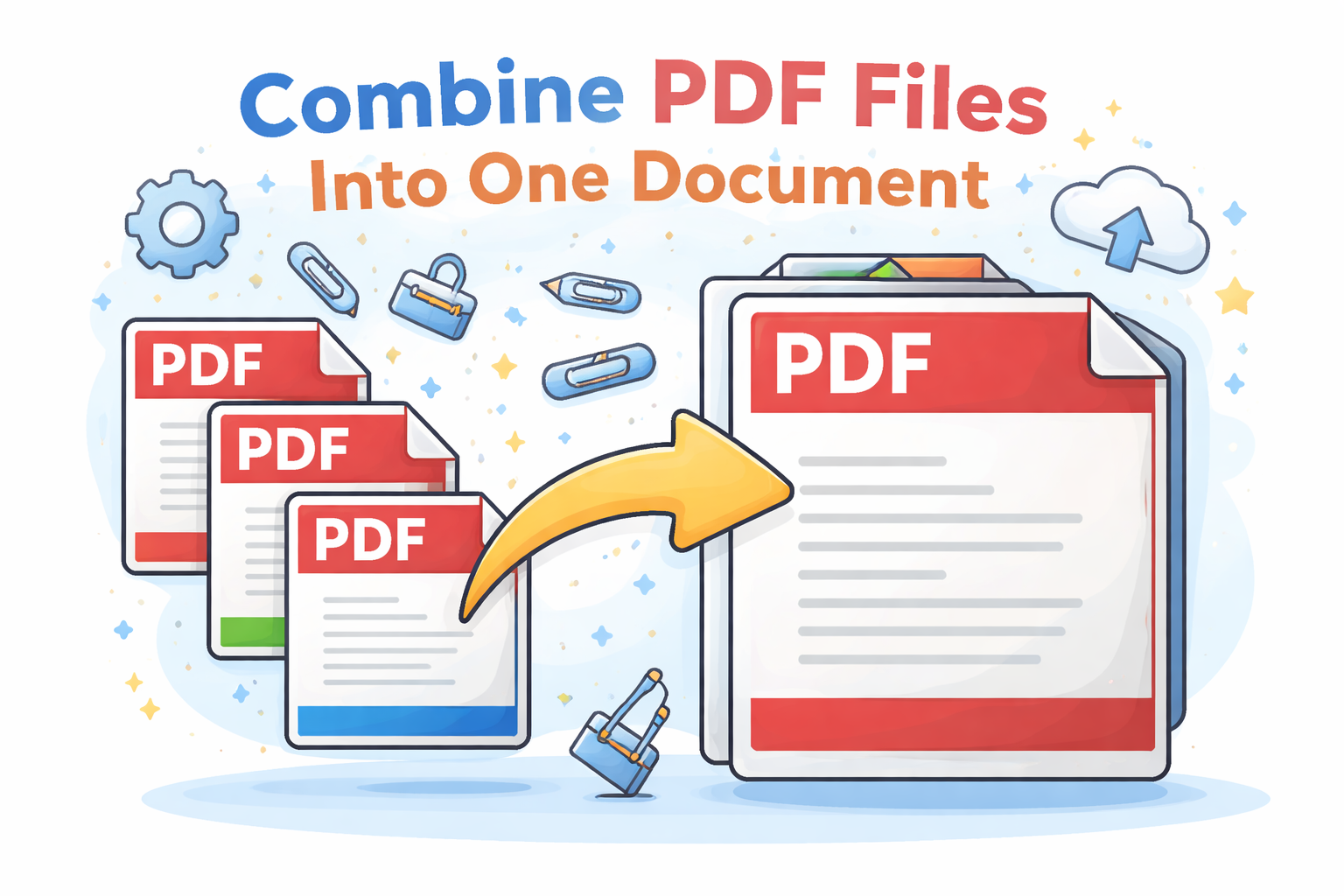 Merge PDF Files Into One Document