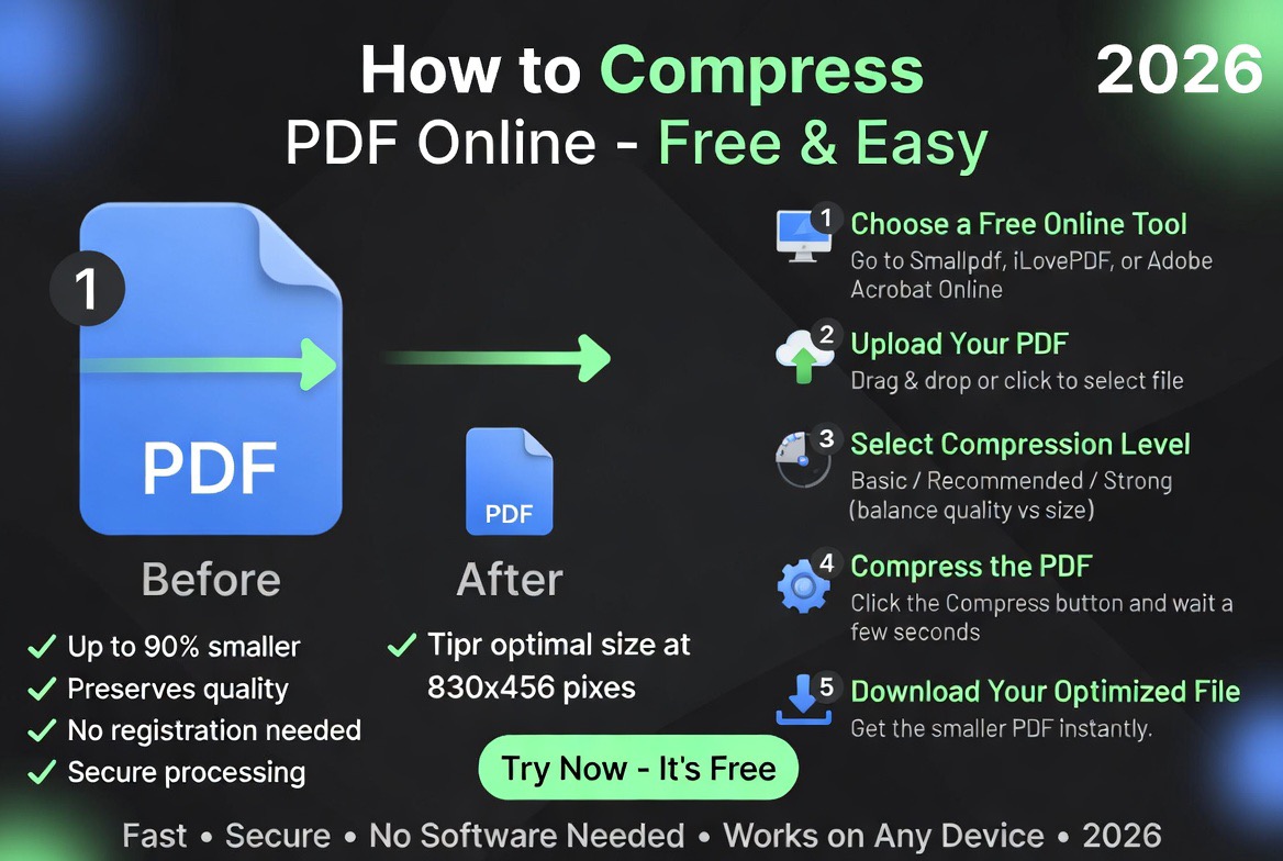 How to Compress PDF Online