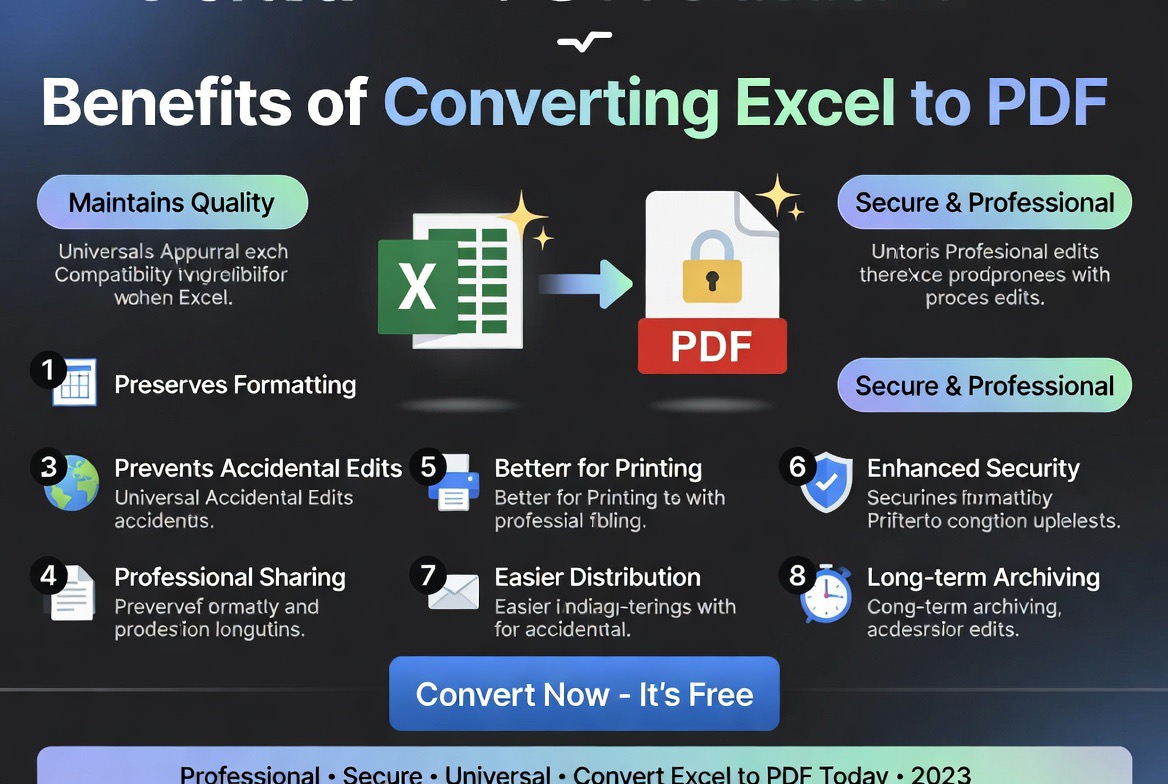 Benefits of Converting Excel to PDF