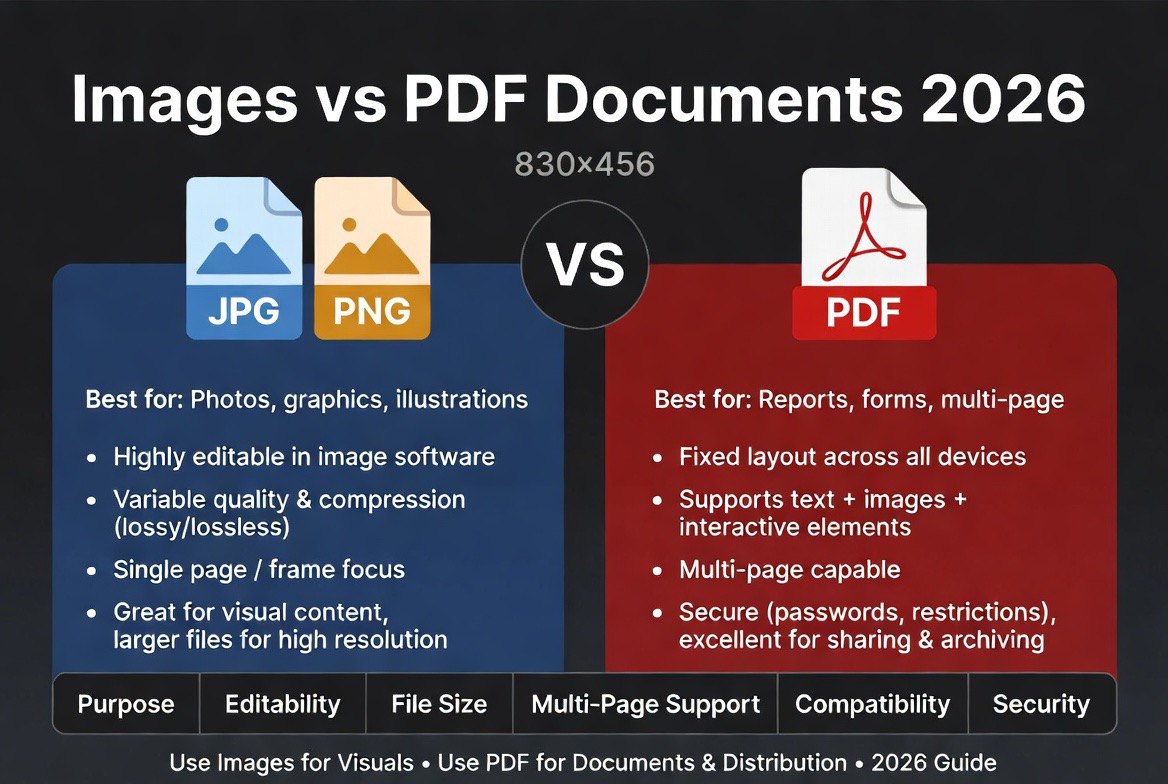 Images vs PDF Documents