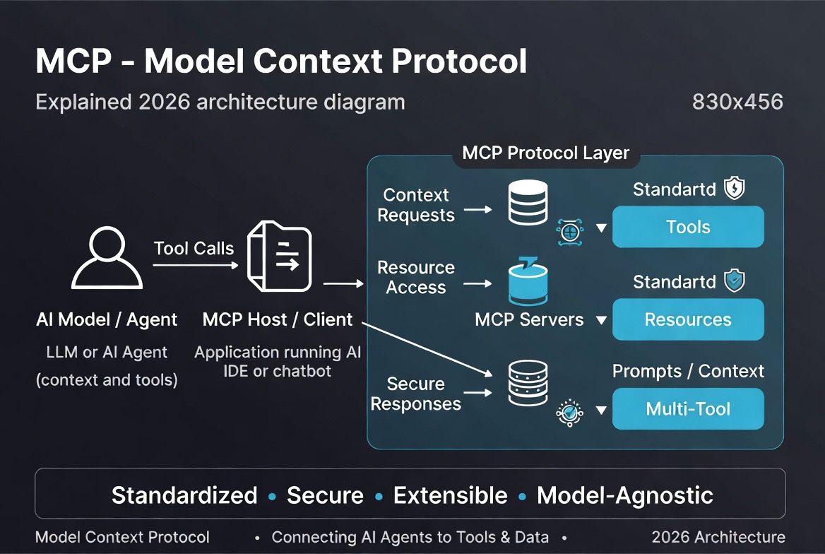 MCP Model Context Protocol explained architecture