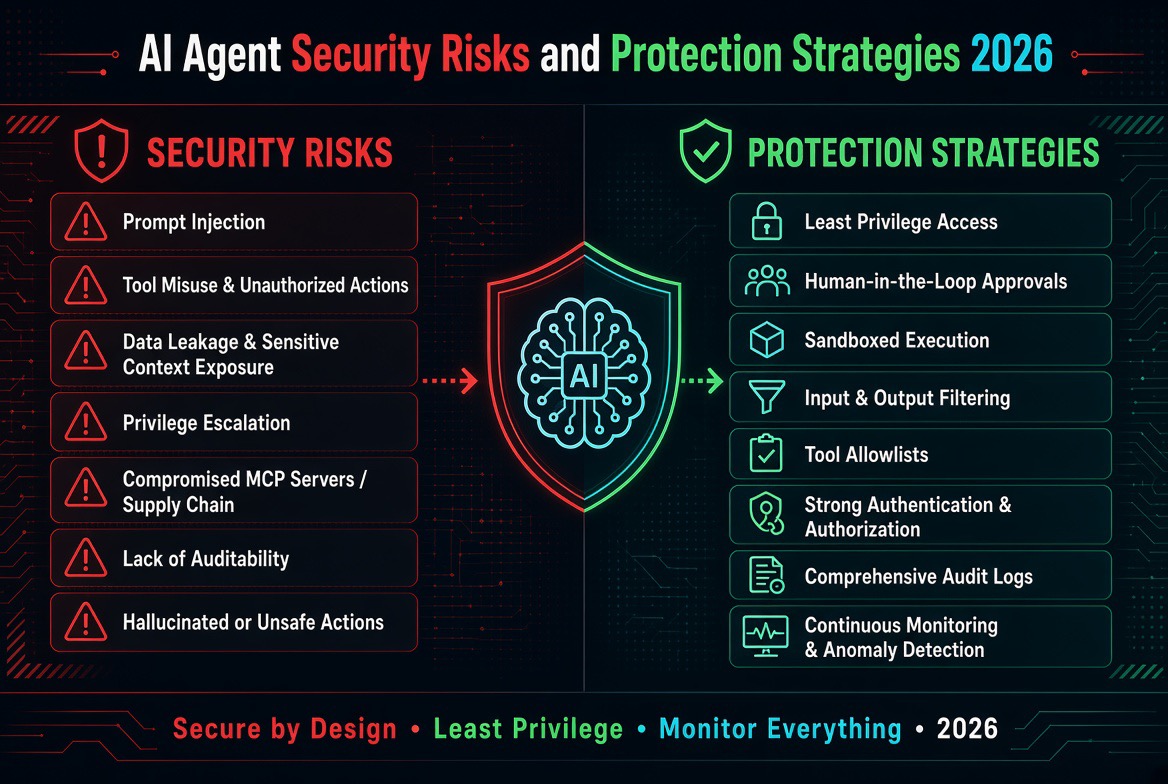 AI agent security risks and protection strategies